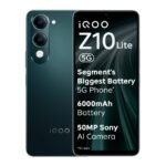 iQOO Z10 Lite 5G (Cyber Green, 6GB RAM, 128GB Storage) | 6000 mAh Battery