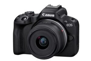 Canon EOS R50 RF-S18-45mm f/4.5-6.3 is STM Mirrorless Camera (Black)
