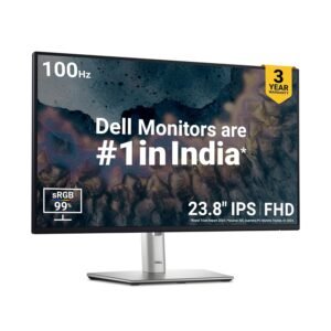 Dell 24 inch P2425H Monitor IPS FHD|100Hz| 99% sRGB | 250 cd/m2 (Typical) 5ms